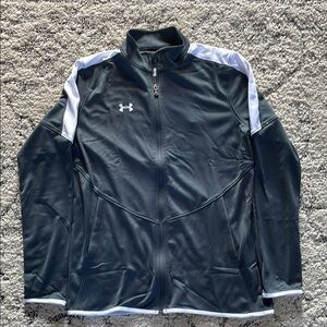 Women’s Under Armour Gray Performance Jacket With Zipper